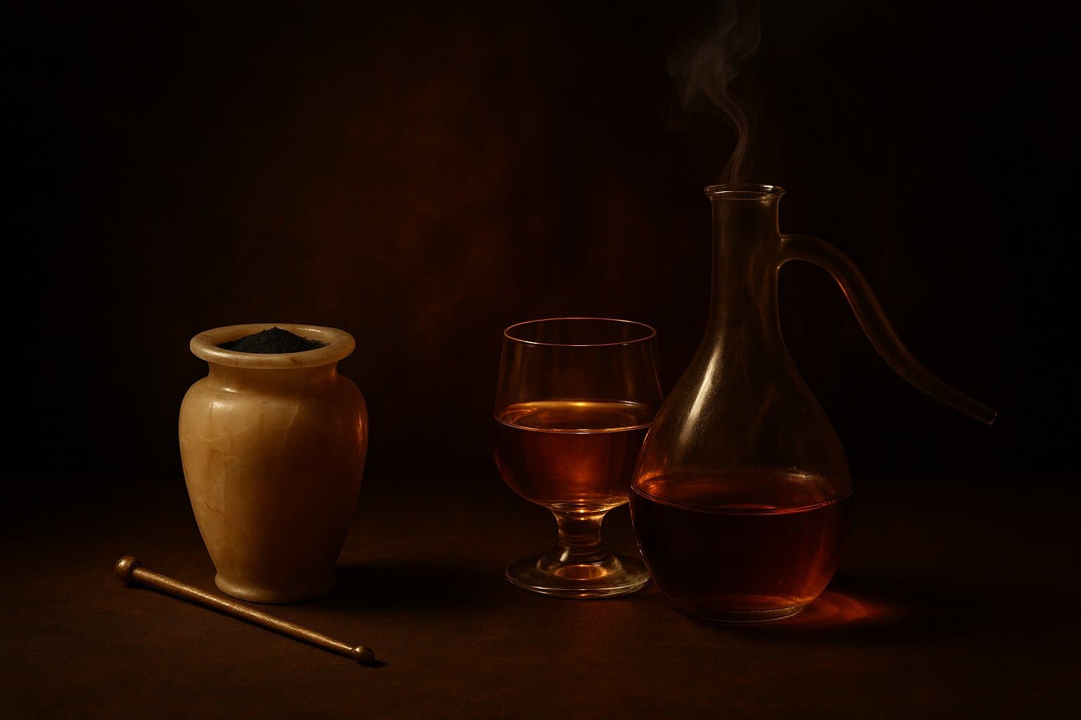 The origin of the word alcohol: from makeup to the glass