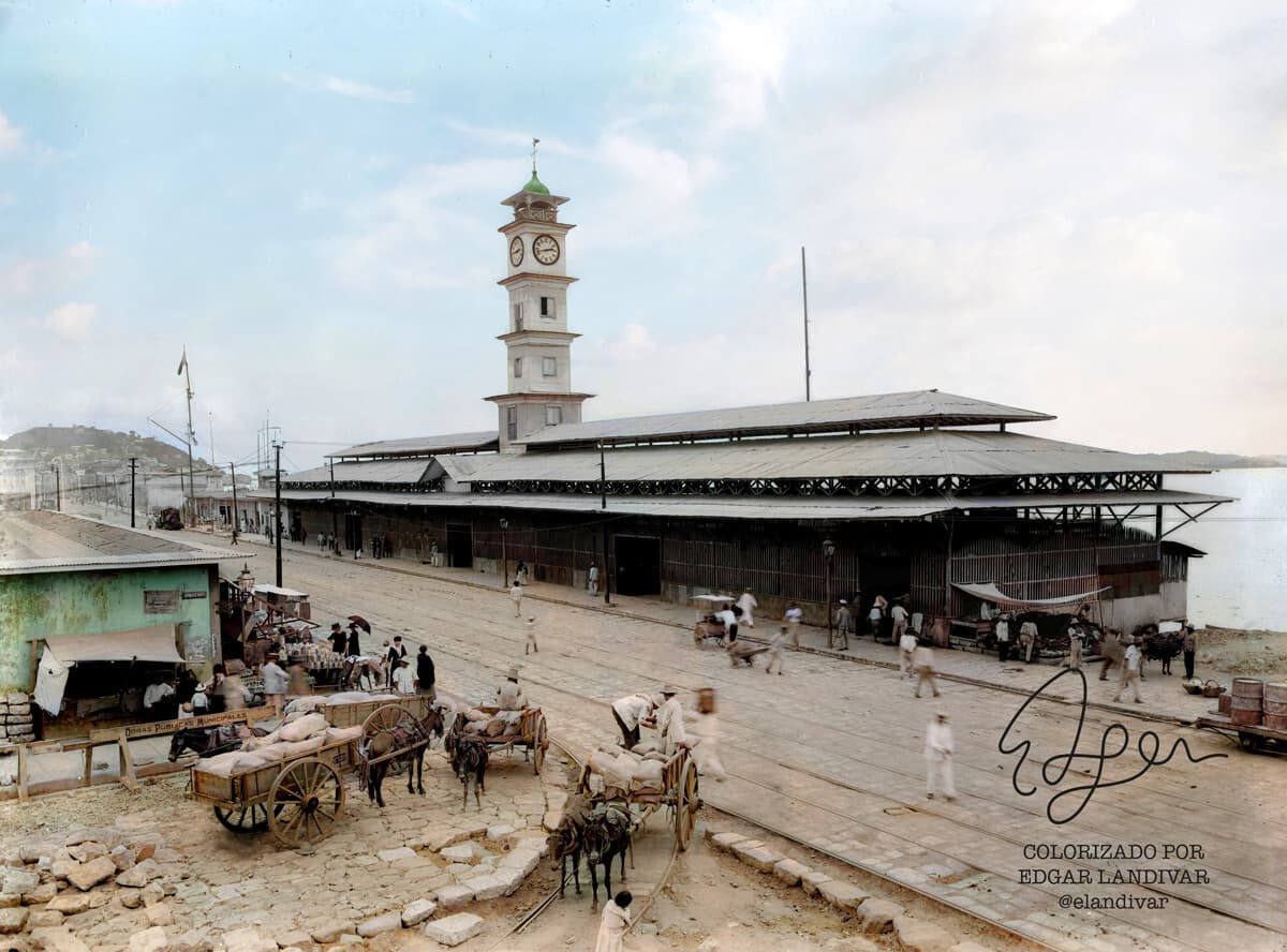 Old Guayaquil in video