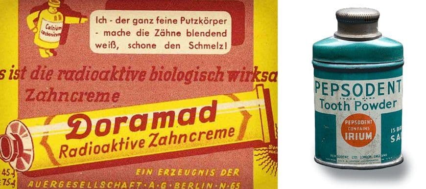 Cuando nos lavábamos los dientes con pasta radioactiva y tomábamos Coca-Cola con cocaína