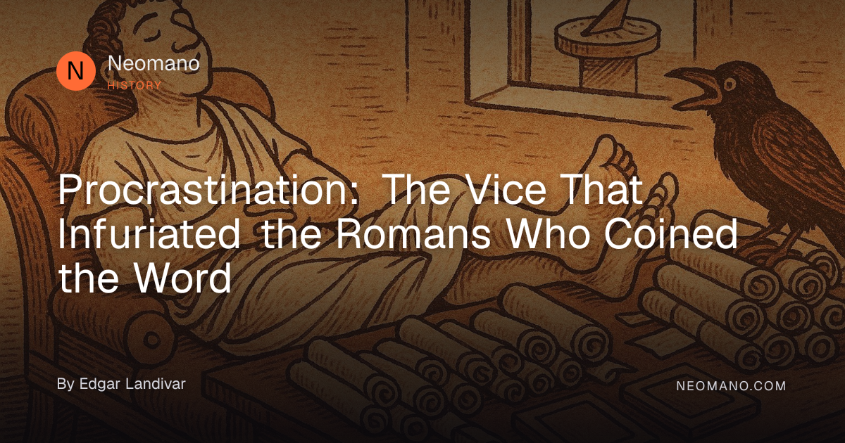 Procrastination: The Vice That Infuriated the Romans Who Coined the ...