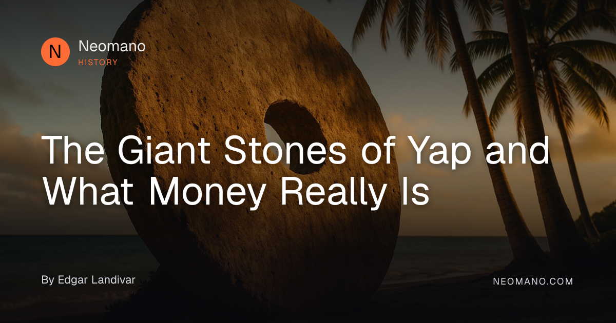 The Giant Stones of Yap and What Money Really Is · Neomano