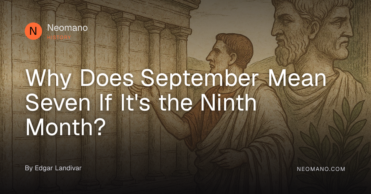 Why Does September Mean Seven If It's the Ninth Month? · Neomano