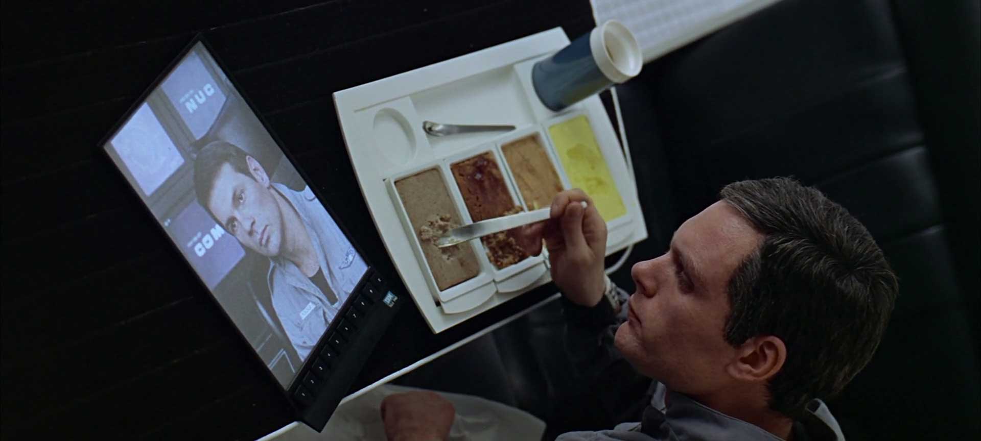 Scratches in Stanley Kubrick's 2001: A Space Osyssey